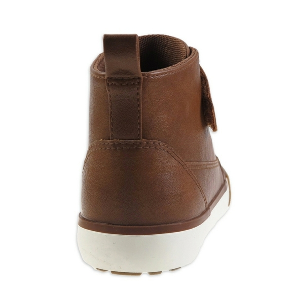 New Boys Casual Hi Top Sneakers Shoes Size 6 Youth Stretch Laces No Tie Slip On - Picture 5 of 12